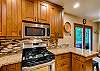 Kitchen in Raven's Call Chalet