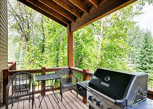 BBQ Deck off of dining area