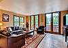 Living Area with views of the Breckenridge Ski Resort