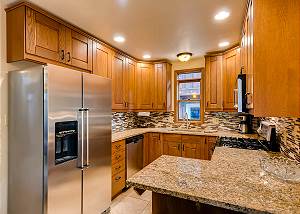 Kitchen in Raven's Call Chalet