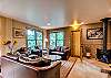 Living Area in Raven's Call Chalet