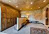 Ski room for storage right off the garage entrance