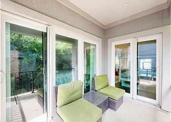 Private Balcony with Seating for Two