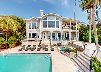 Rear View of Home