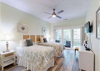 Mid Floor Guest Bedroom with Two Twin Size Beds