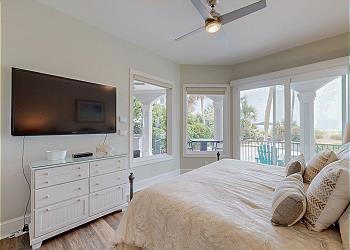 First Floor Guest Bedroom with HDTV