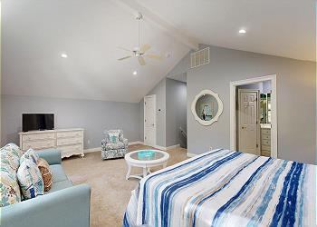 Guest Bedroom with HDTV
