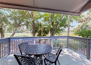 Private Deck with Views of the George Fazio Golf Course