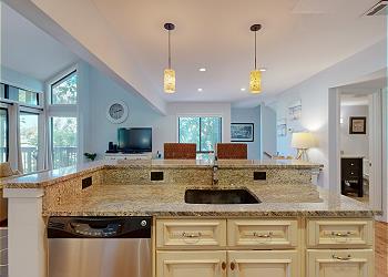Kitchen with Countertop Seating for Two