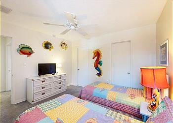 Guest Bedroom with HDTV