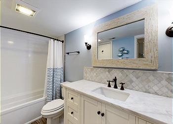 Guest Bathroom with Tub and Shower Combination