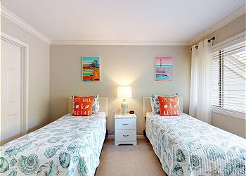 Guest Bedroom with Two Twin Size Beds
