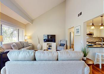 Living Room with HDTV
