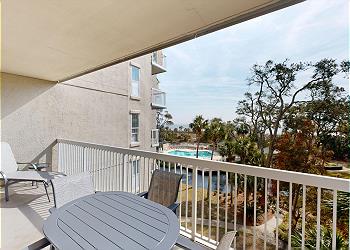 Private Balcony with Views of the Ocean and Barrington Community