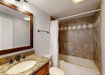 Guest Bathroom with Tub and Shower Combination