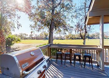 Private Deck with Weber Grill
