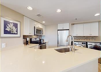 Fully Equipped Kitchen with Quartz Countertops