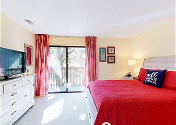 Upstairs Guest Bedroom with Private Balcony