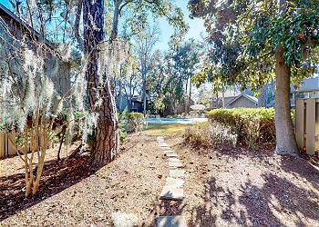 Private Patio with Views of the Community Pool