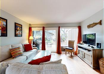 Living Room with HDTV