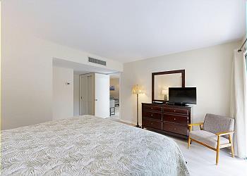 First Floor Primary Bedroom with HDTV
