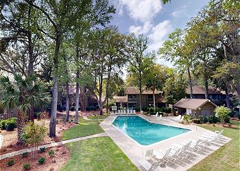 View of the Water Oak Community Pool from Private Balcony