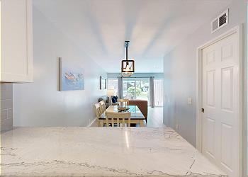 Kitchen Opens to Dining Room