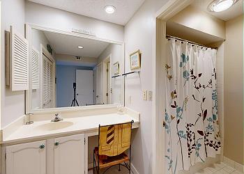 Primary Bathroom with Tub and Shower Combination