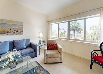 View of the Community Pool and Atlantic Ocean from Living Room