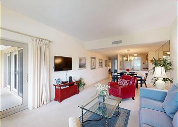 Living Room with Access to the Private Balcony