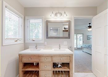 Primary Bathroom with Double Sink Vanity
