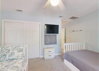 Guest Bedroom with HDTV