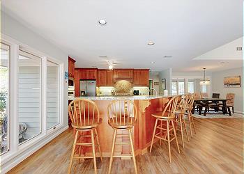 Kitchen with Bar Seating