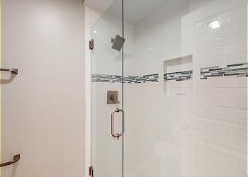 Primary Bathroom with Tiled Walk-in Shower