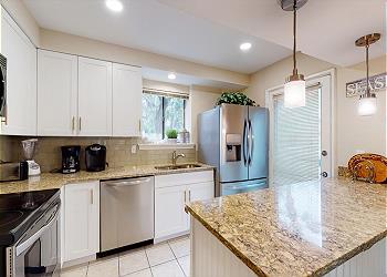 Newly Renovated Kitchen with Quartz Countertops