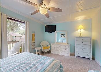 Guest Bedroom with HDTV