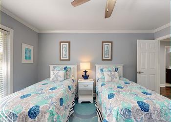 Guest Bedroom with Two Twins