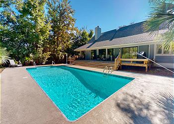 Large Deck with Propane Grill