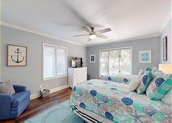 Guest Bedroom with Smart TV