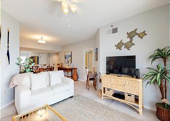 Living Room with HDTV