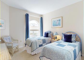 Guest Bedroom with Two Twins