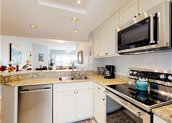 Kitchen with New Stainless Steel Appliances