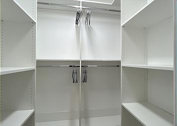 Guest Bedroom with Large Walk-in Closet