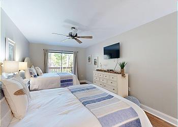 Guest Bedroom with Access to Private Balcony