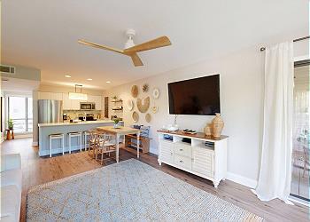 Living Room with HDTV