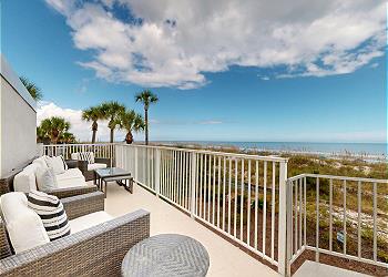 Private Deck with Direct Ocean View
