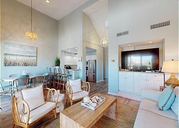 Living Room with HDTV
