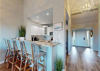 Kitchen with Bar Seating