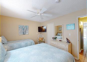 Guest Bedroom with HDTV