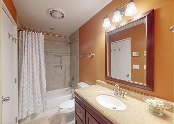 Guest Bathroom with Tub and Shower Combination